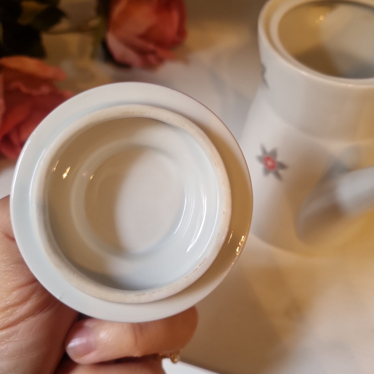Seltmann Weiden bavaria Tee oder Kaffeekanne Vintage 50er Jahre Sternmotiv