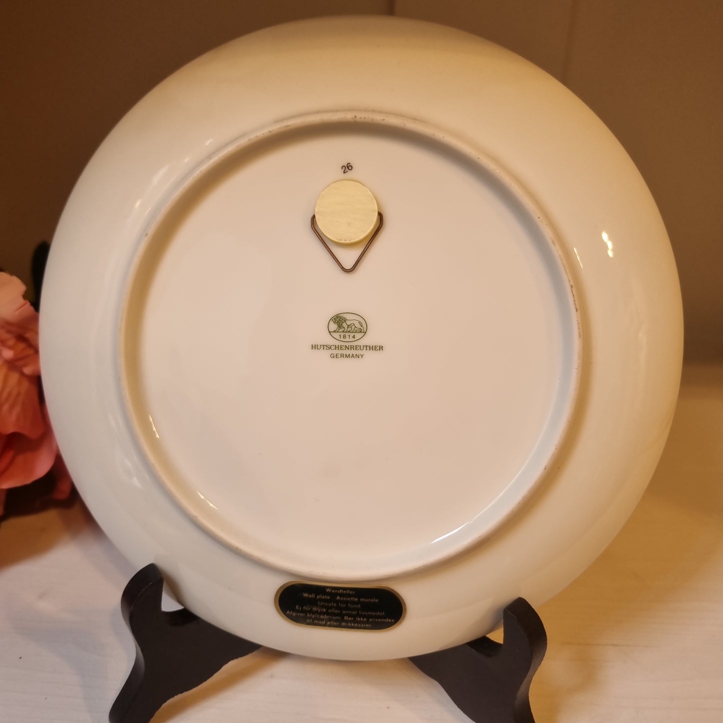 Antiker Hutschenreuther Westfalen Wandteller Sammelteller Mode Tracht Liebe