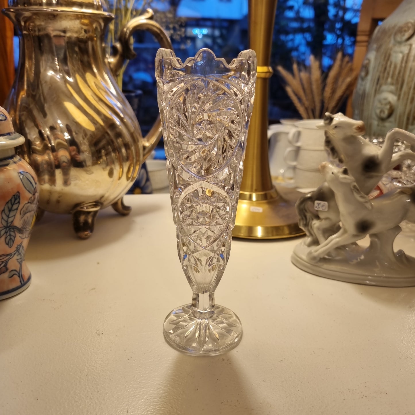 Kleine Vintage Kristall Vase