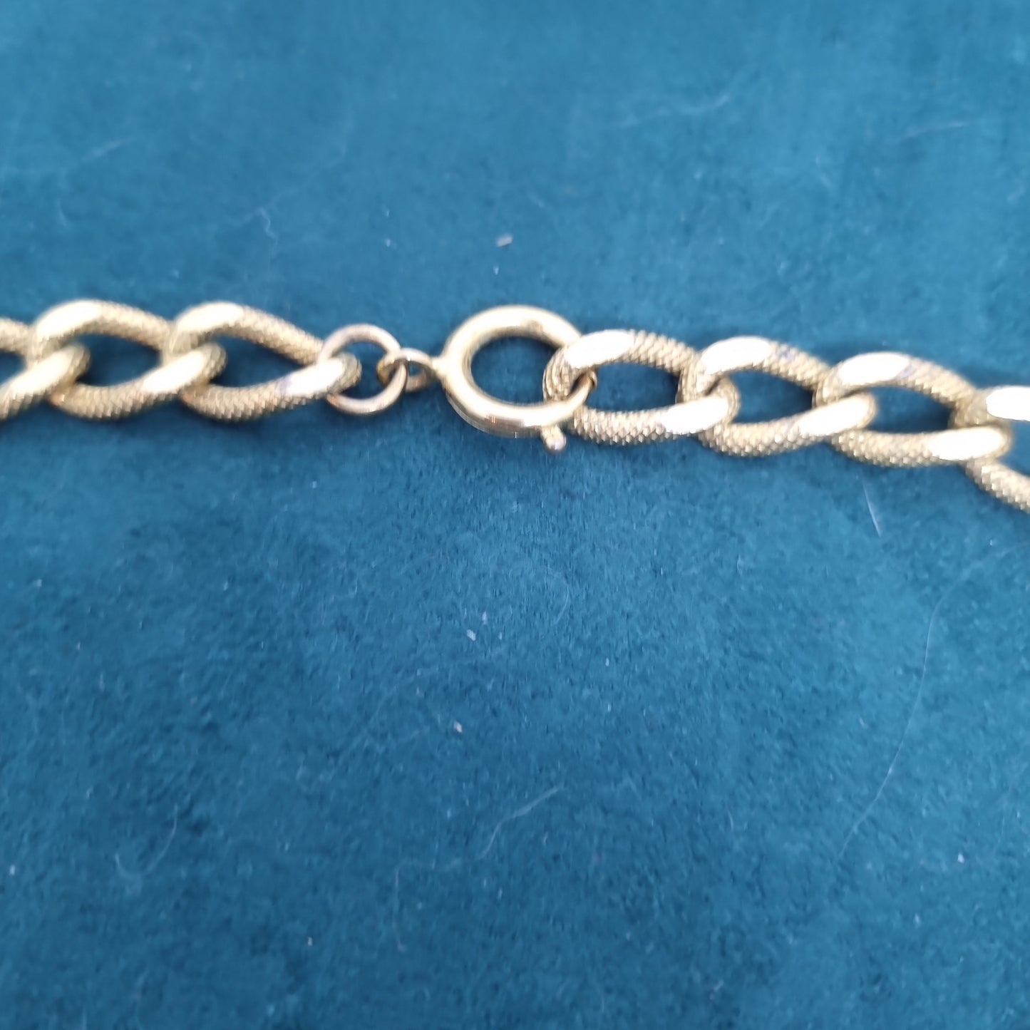 Hübsche Vintage Halskette Massiv Handmade Kette Muschel Sommer Gold Edel