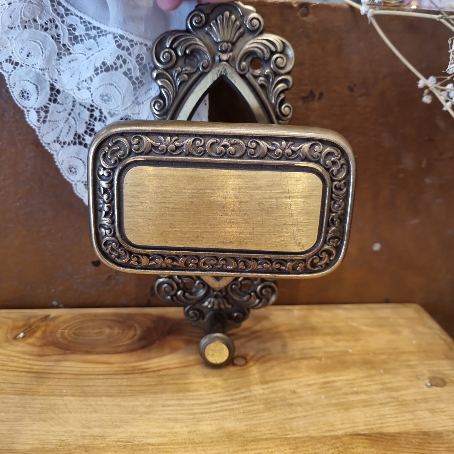 Garderoben Haken Gold Bronze Groß Vintage Antik Jugendstil Gründerzeit