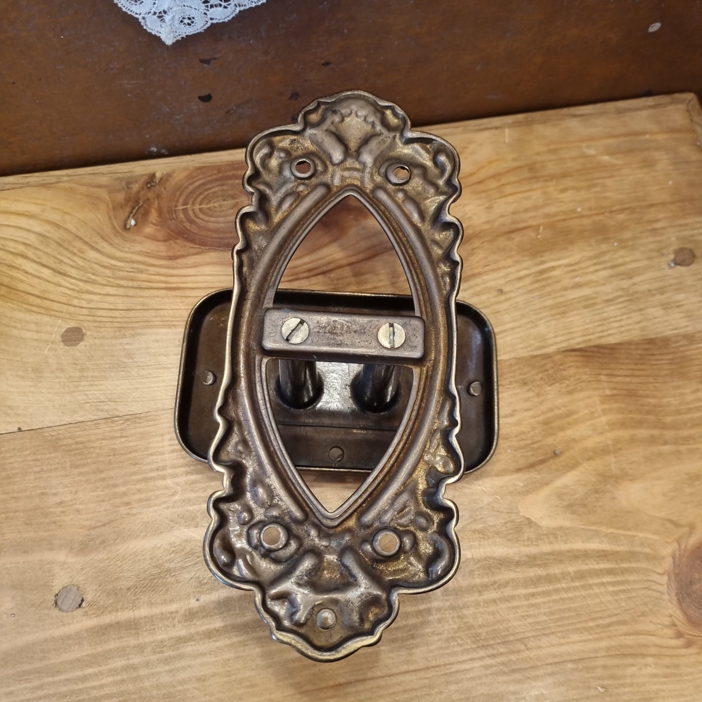 Garderoben Haken Gold Bronze Groß Vintage Antik Jugendstil Gründerzeit