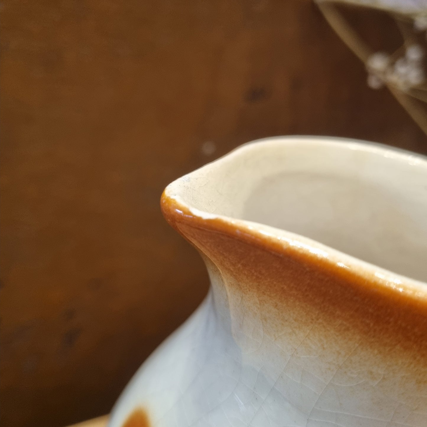 Altes Milchkännchen Kanne Milch Wasser kakao Vintage DDR Retro Punkte Krug