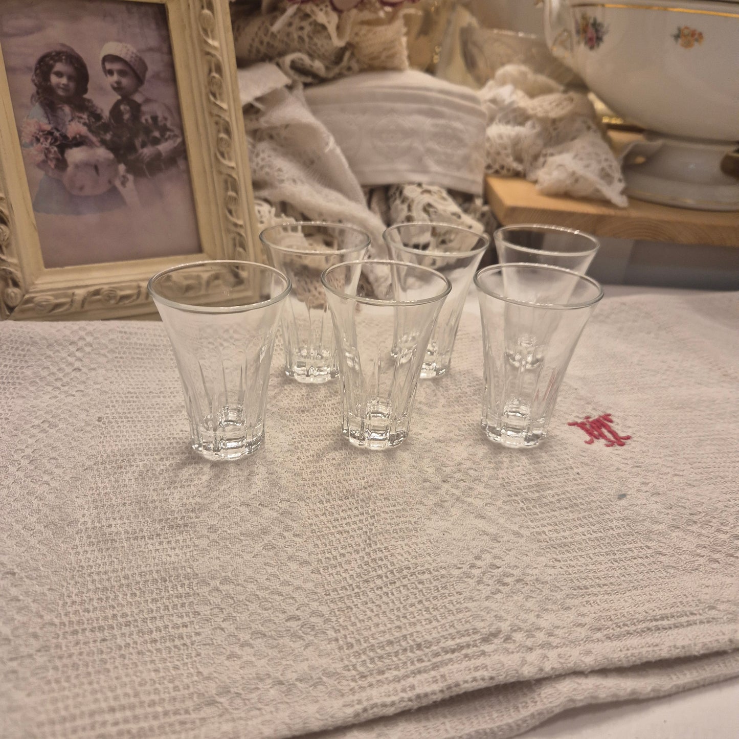 6x Vintage Schnapsgläser Made in France