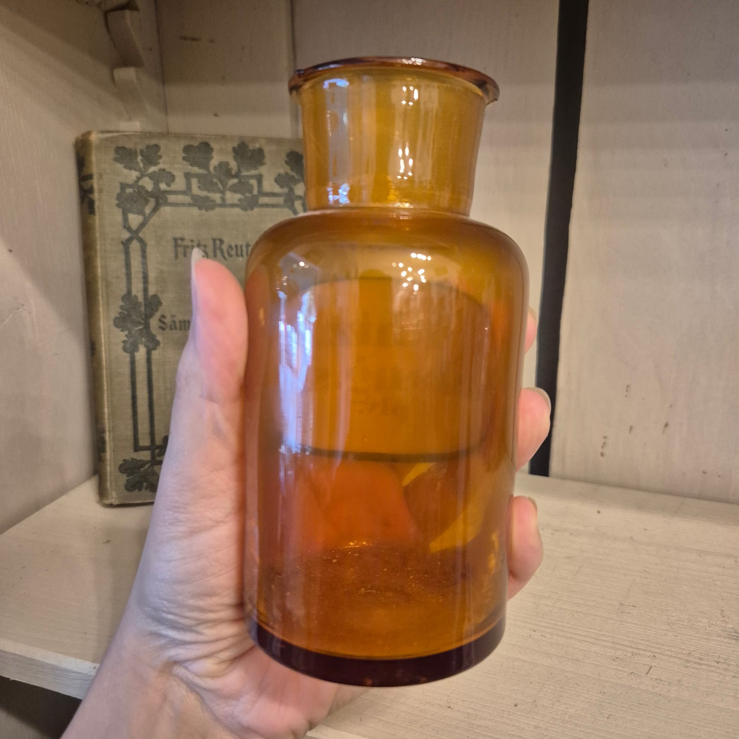 Antike Rhiz.Galang.sbt.plv. - Apotheken Flasche Glas