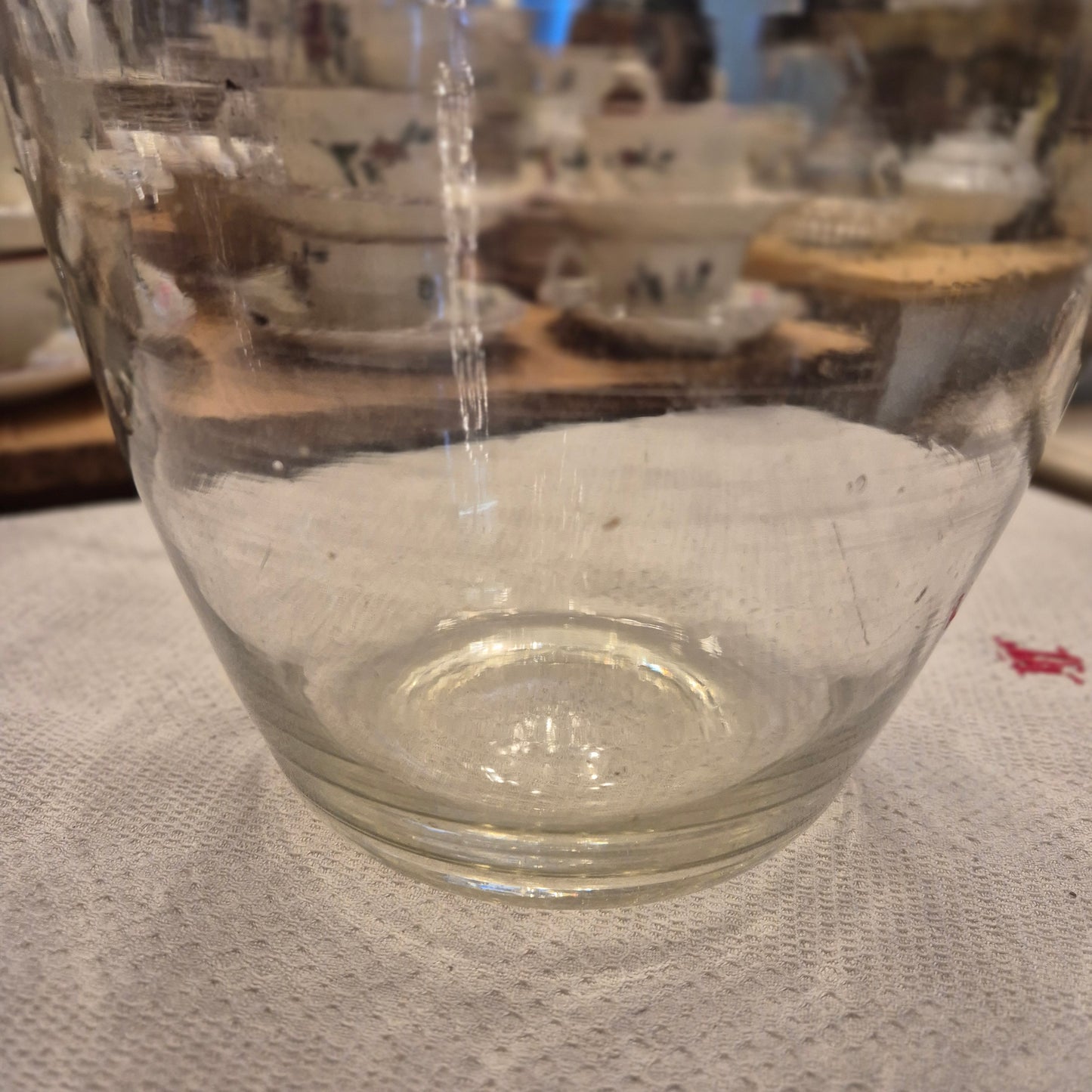 Vintage Mittelgroßer Glasballon Glas Weinballon Dekoration auch für Pflanzen