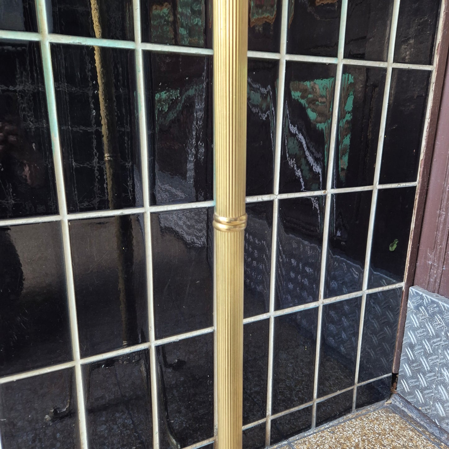 Alter Vintage Messing Stummer Diener