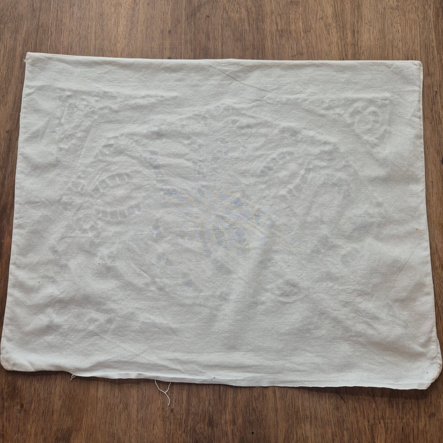 Antiker Kissenbezug zum vollenden mit Spitze Kissenhülle 41x51cm Baumwolle Stoffrest