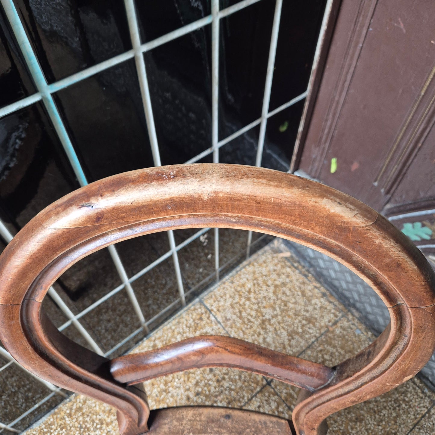 Antiker Stuhl Chippendale Eichenholz