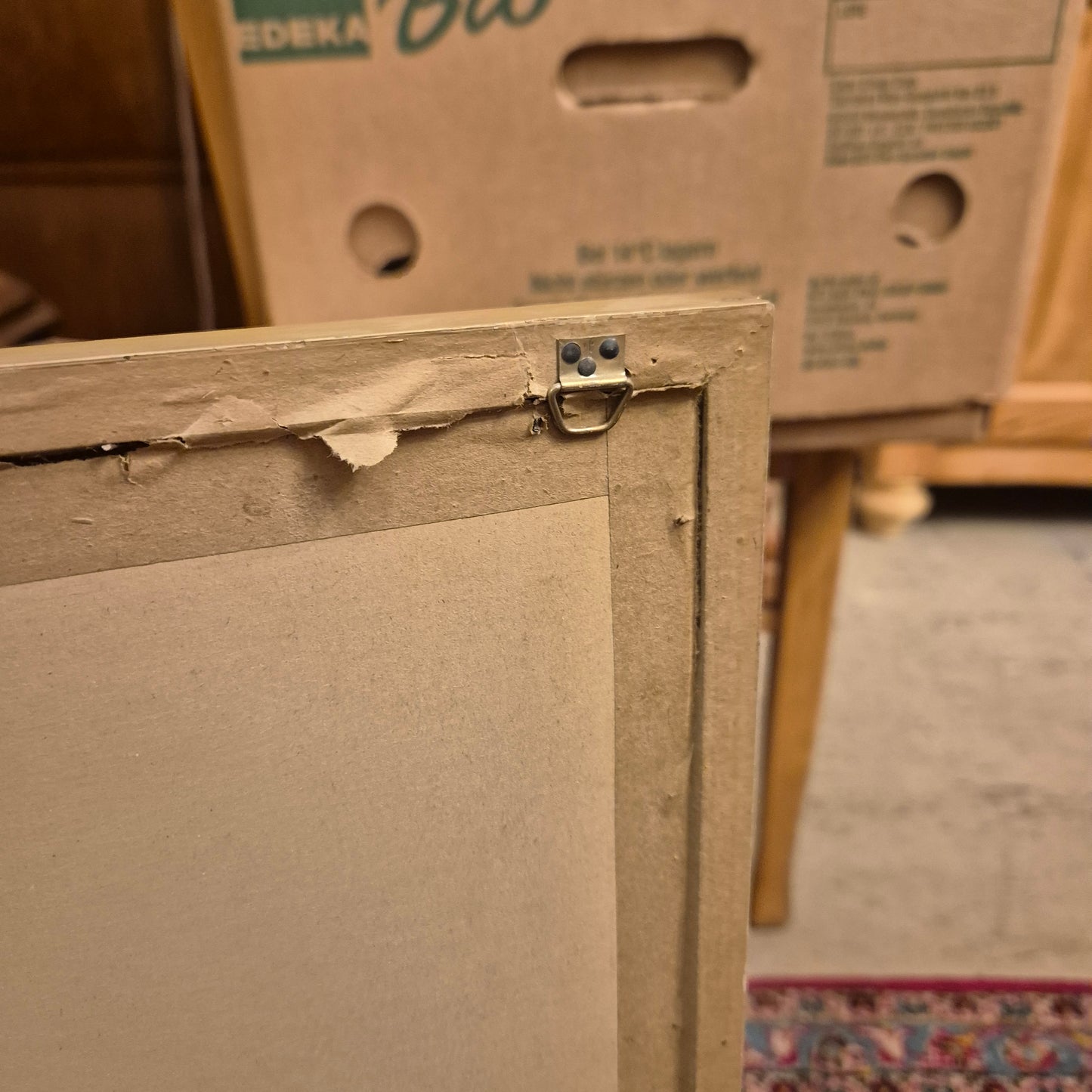 Gerahmter Kunstdruck des historischen Berlin-Stadtplans nach Matthäus Seutter