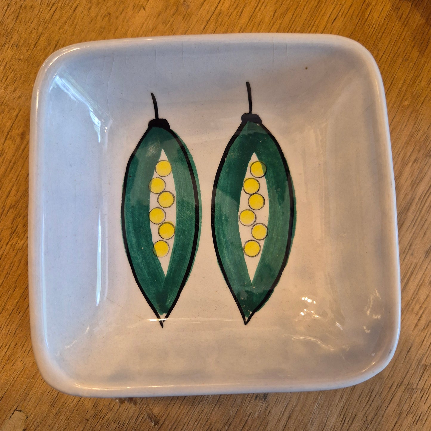 Kleine Vintage Schale SMF Schramberg Handgemalt Bohnen