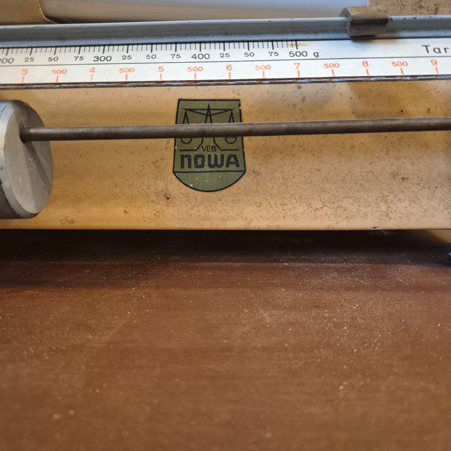 Vintage Nowa Waage VEB Haushaltswaage aus DDR Küchenwaage Deko (Beschädigt)