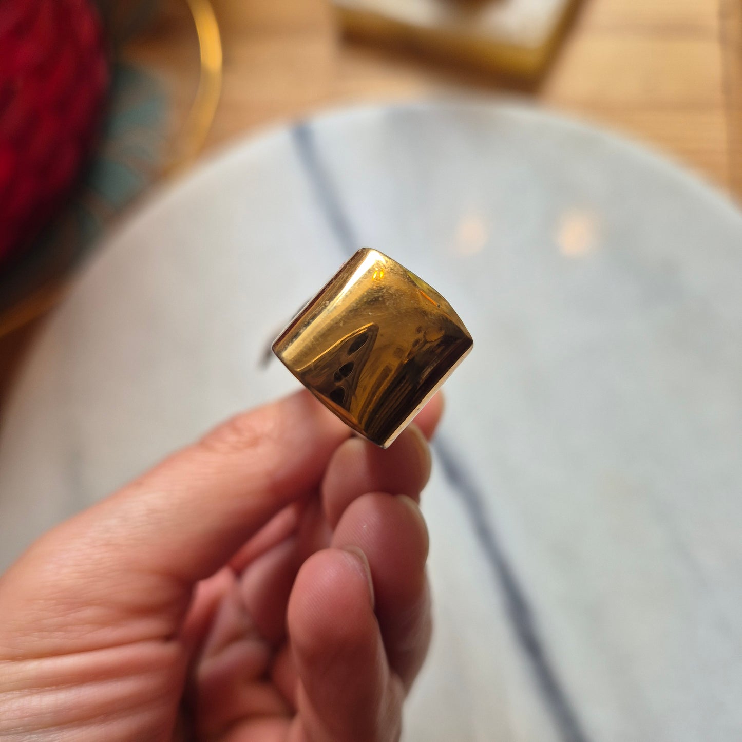 Antike Zuckerzange gold silber