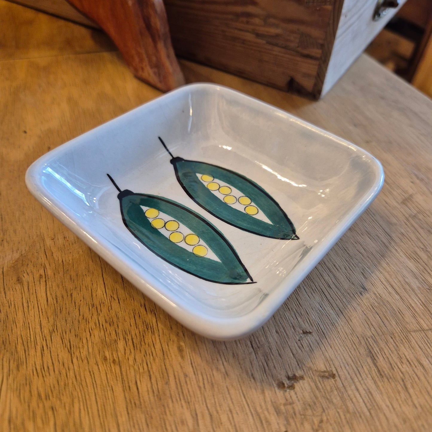 Kleine Vintage Schale SMF Schramberg Handgemalt Bohnen