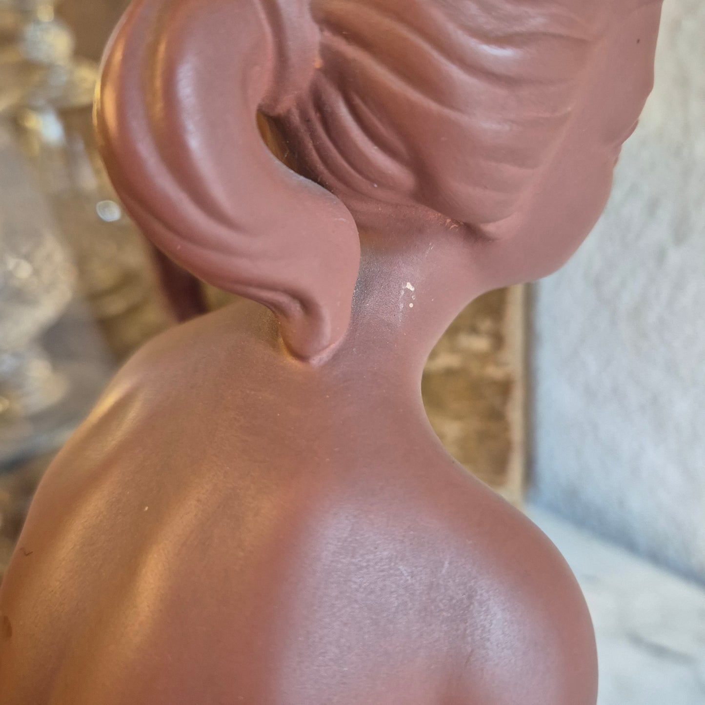 Vintage Aktfigur Keramikfigur 60er Jahre Frau Dekoration