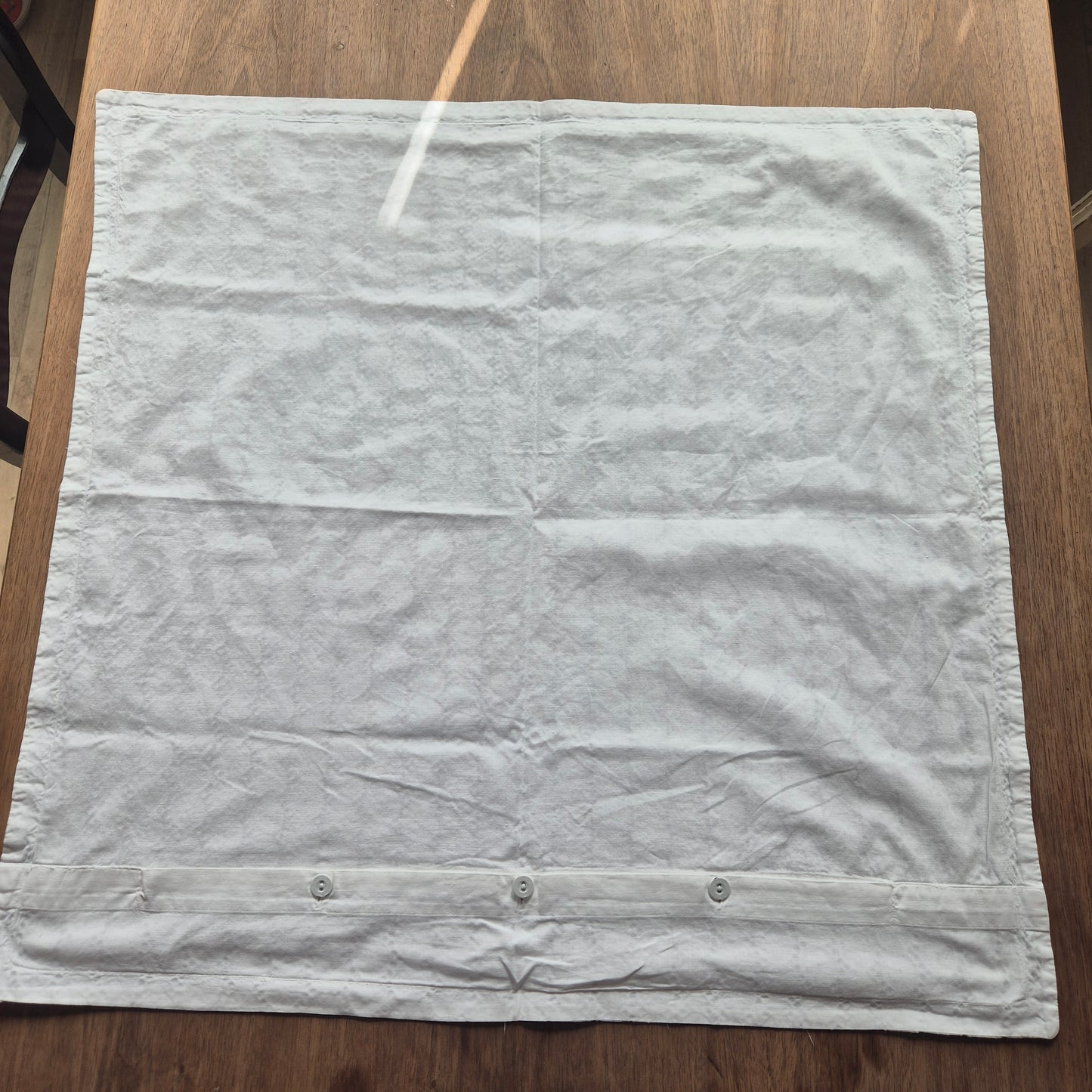 Antiker Kissenbezug mit Spitze Kissenhülle 70x68cm weiß 🤍