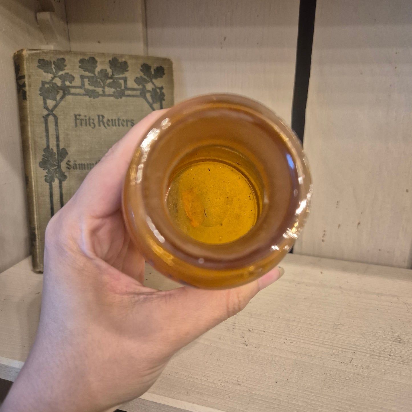 Antike Rhiz.Galang.sbt.plv. - Apotheken Flasche Glas