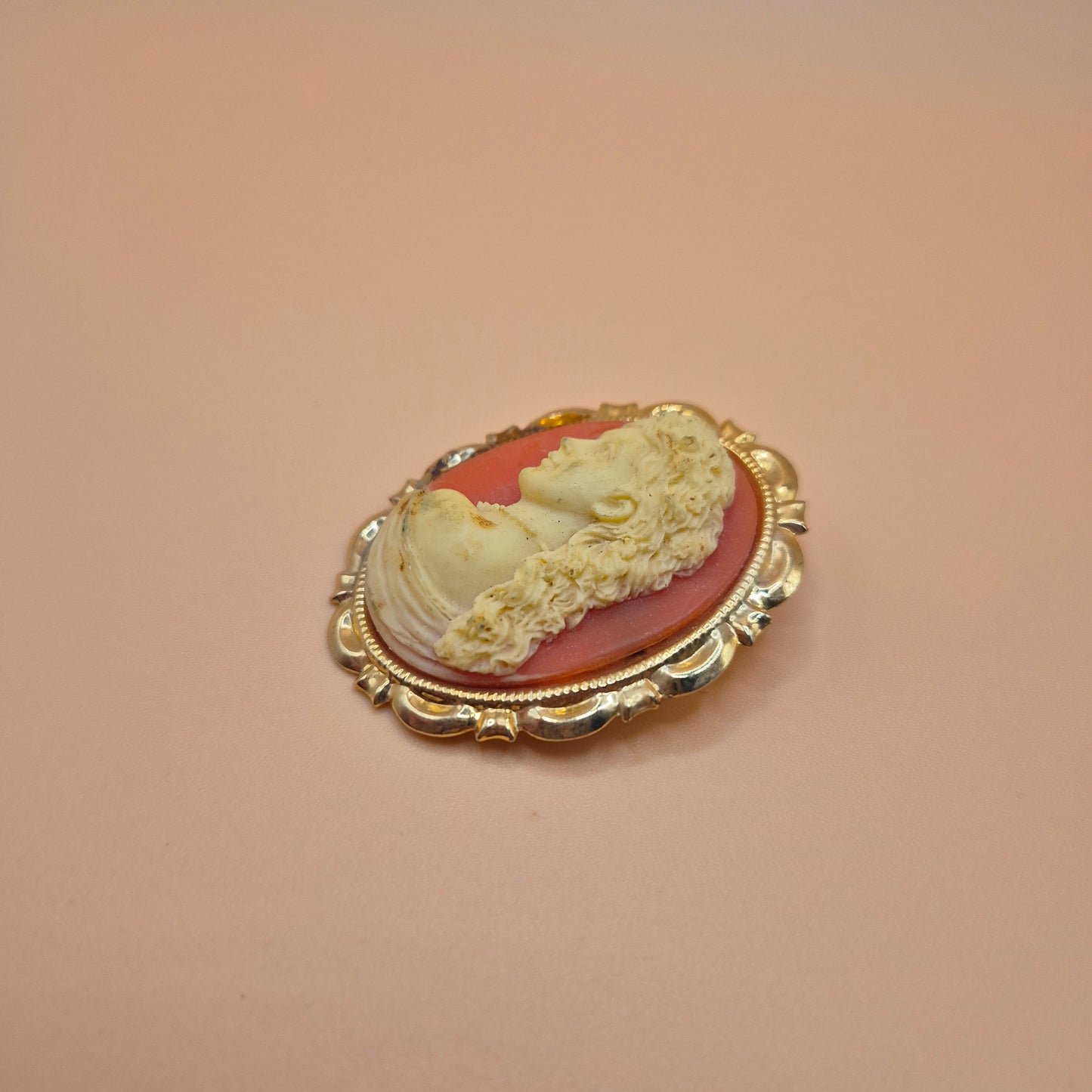 Vintage Brosche Kamee Sissi Kaiserin von Österreich Elisabeth