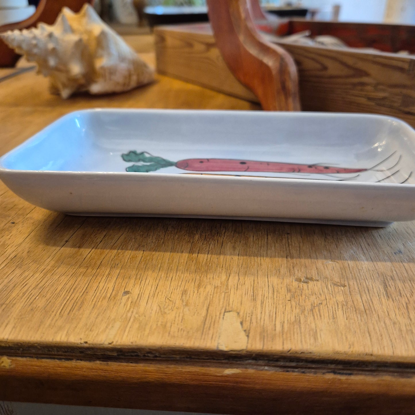 Kleine Vintage Schale SMF Schramberg Handgemalt Möhren