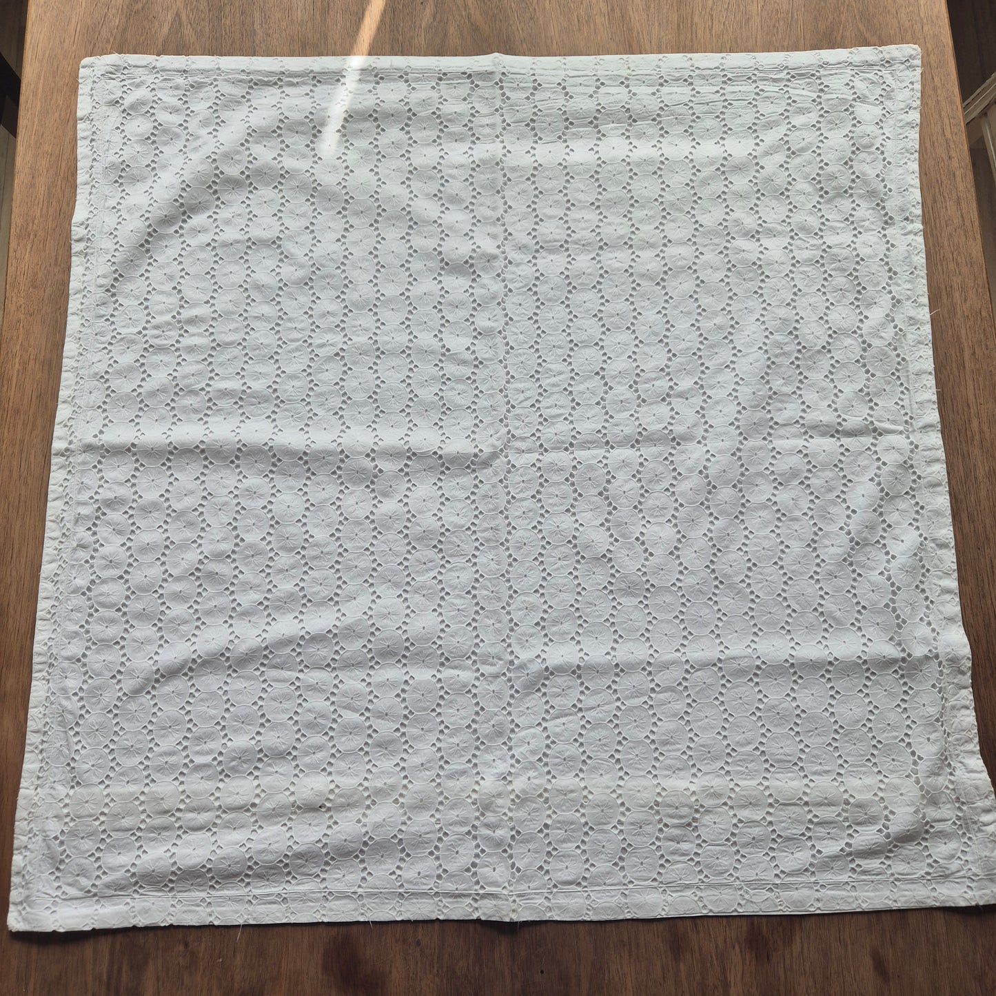 Antiker Kissenbezug mit Spitze Kissenhülle 70x68cm weiß 🤍