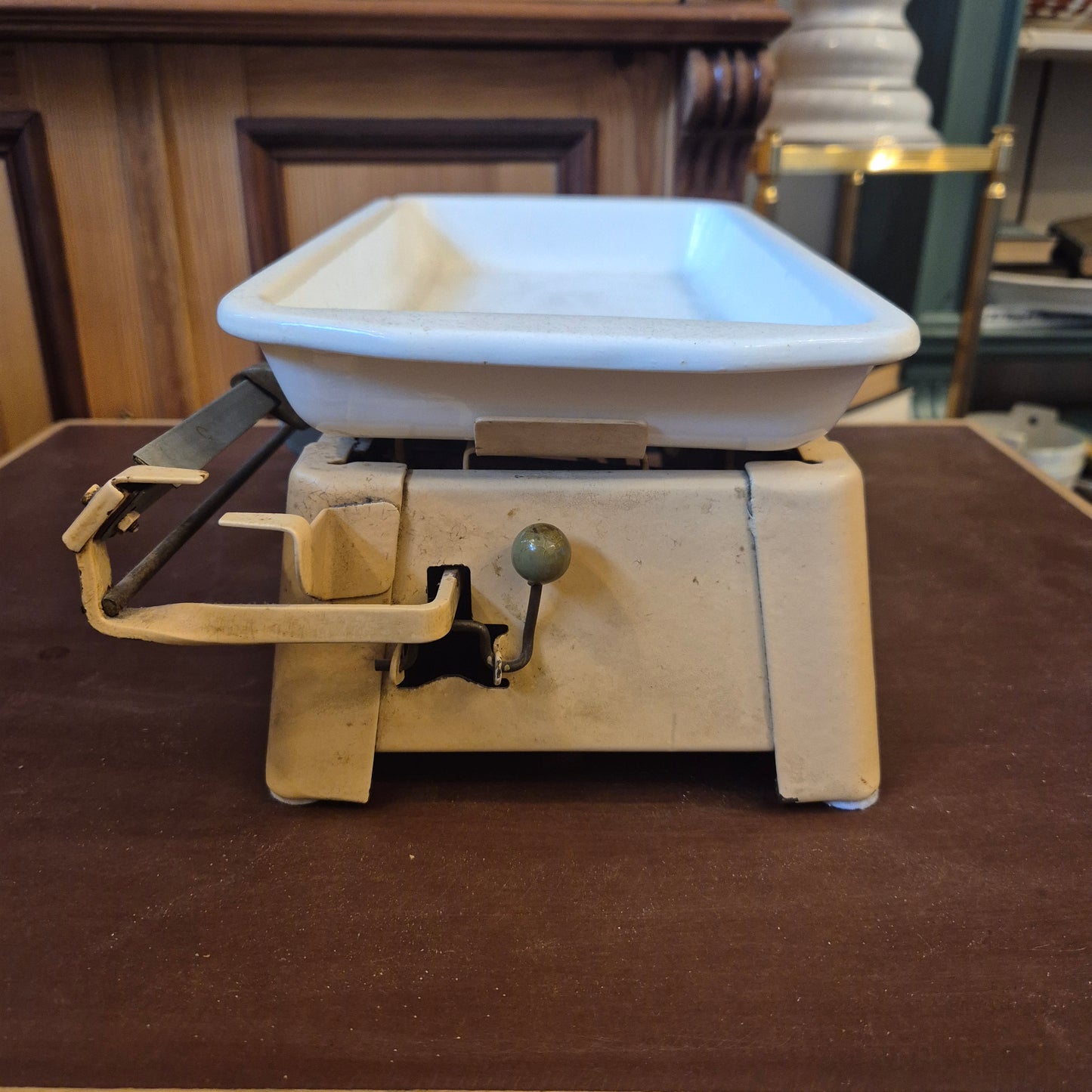 Vintage Nowa Waage VEB Haushaltswaage aus DDR Küchenwaage Deko (Beschädigt)