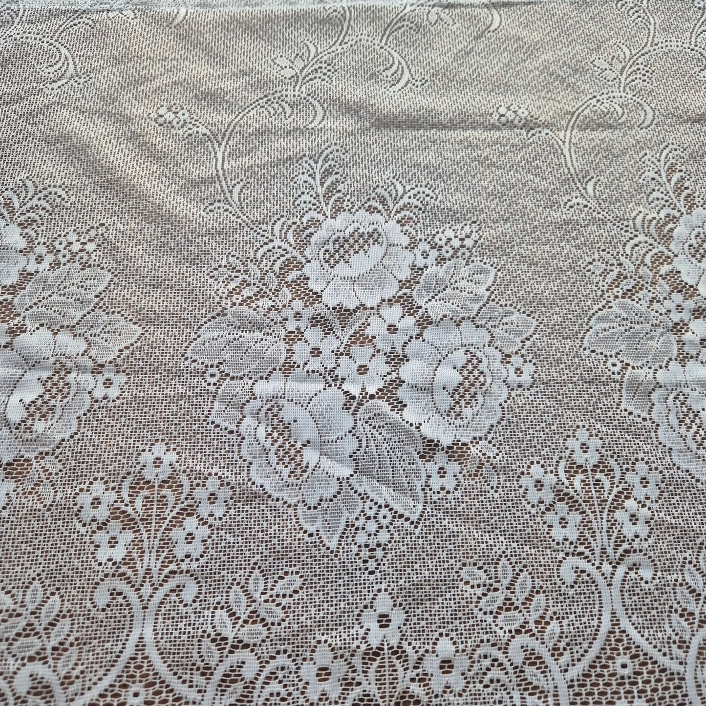 1x Vintage Scheibengardine Gardine 65x70cm für Stange ein Fenster Polyester