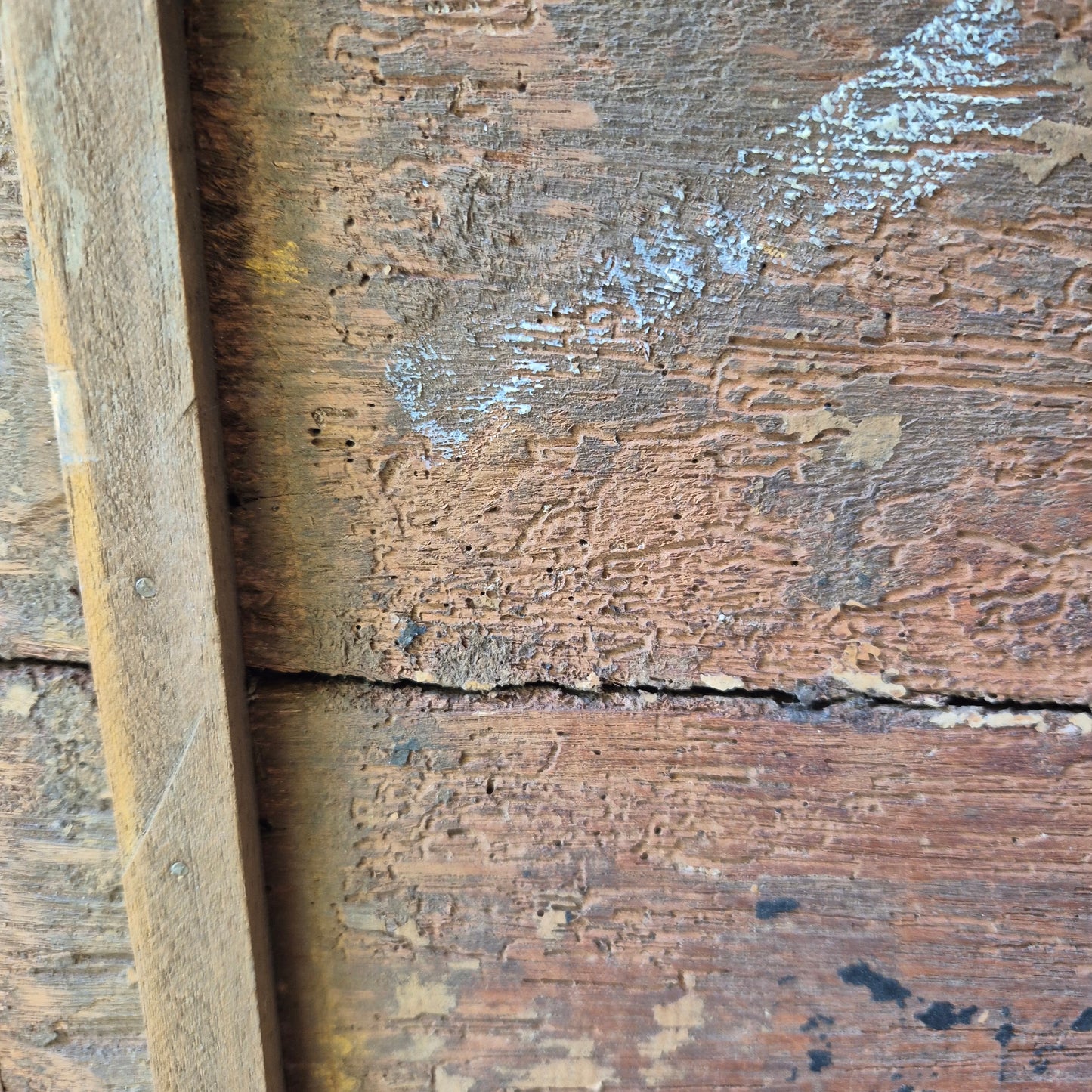 Antikes Tanjore Gemälde hinter Glas 19. Jahrhundert auf Holz