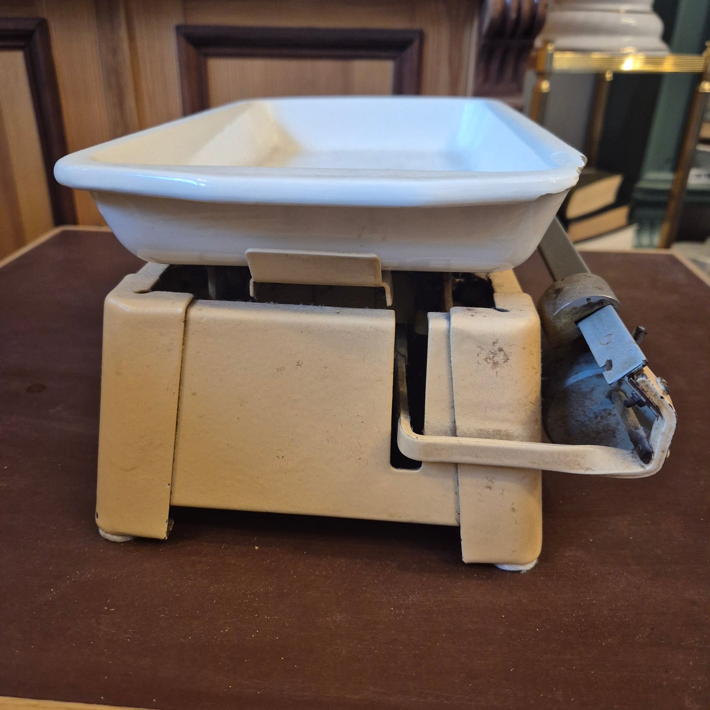 Vintage Nowa Waage VEB Haushaltswaage aus DDR Küchenwaage Deko (Beschädigt)