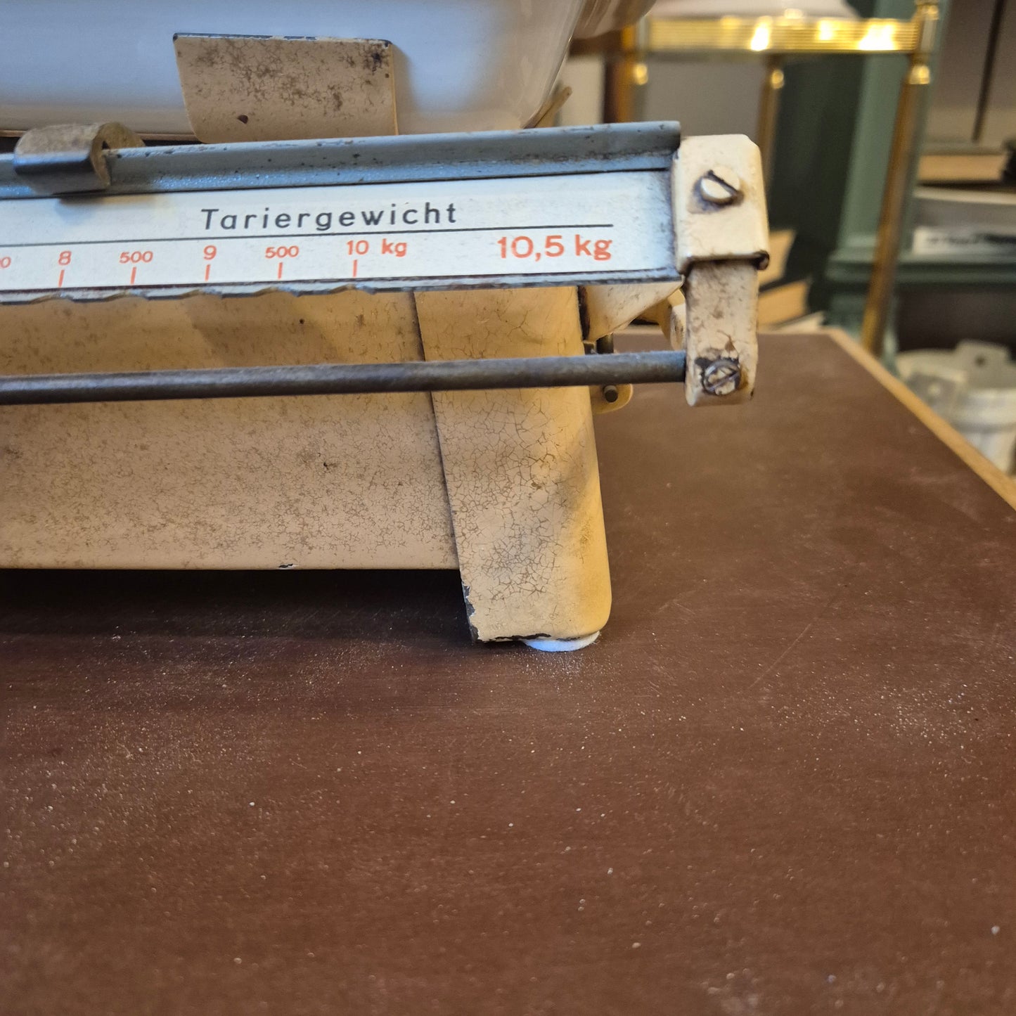 Vintage Nowa Waage VEB Haushaltswaage aus DDR Küchenwaage Deko (Beschädigt)