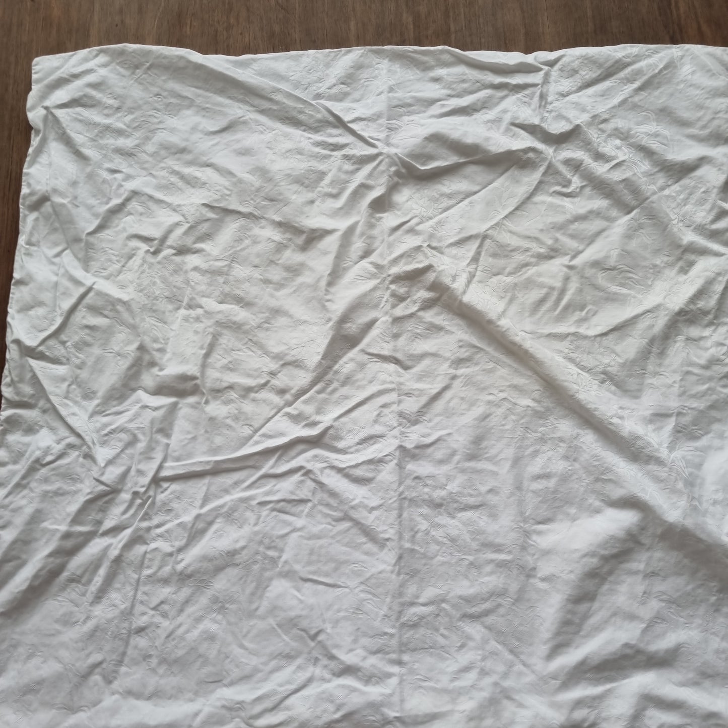 Antike,alte Kissenhülle 75x75cm weiß Blumen Vintage Kissen Bezug