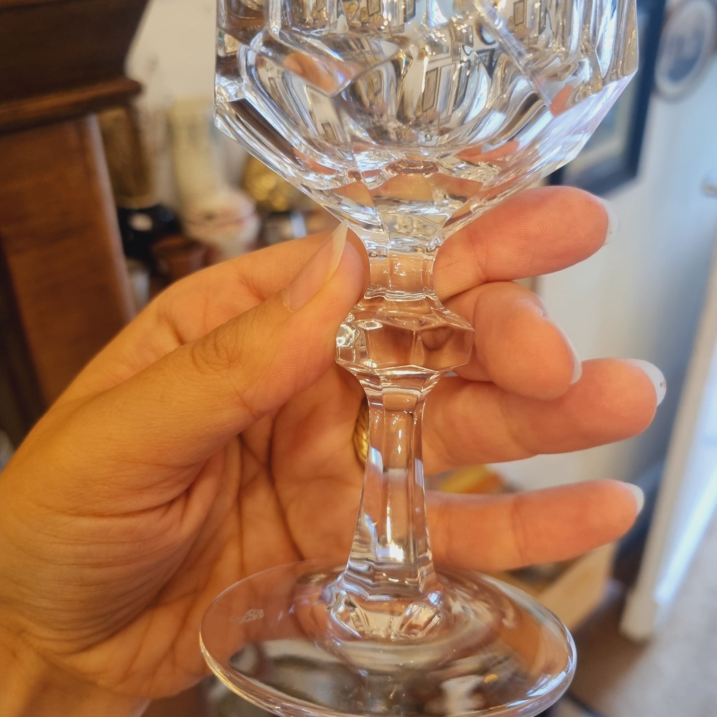 5x Crystal Cognac, Wein Gläser - Brandy Bourbon Ballon Snifters Vintage Retro 50er Jahre