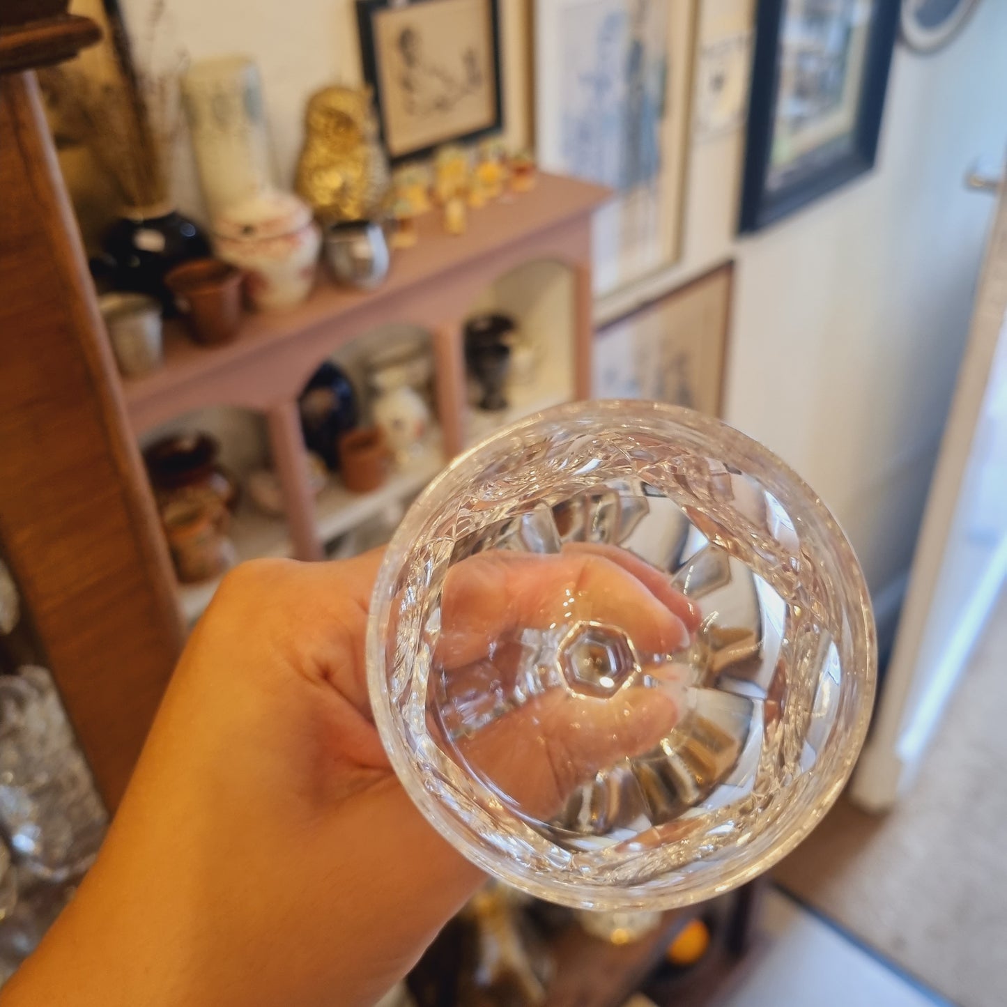 5x Crystal Cognac, Wein Gläser - Brandy Bourbon Ballon Snifters Vintage Retro 50er Jahre