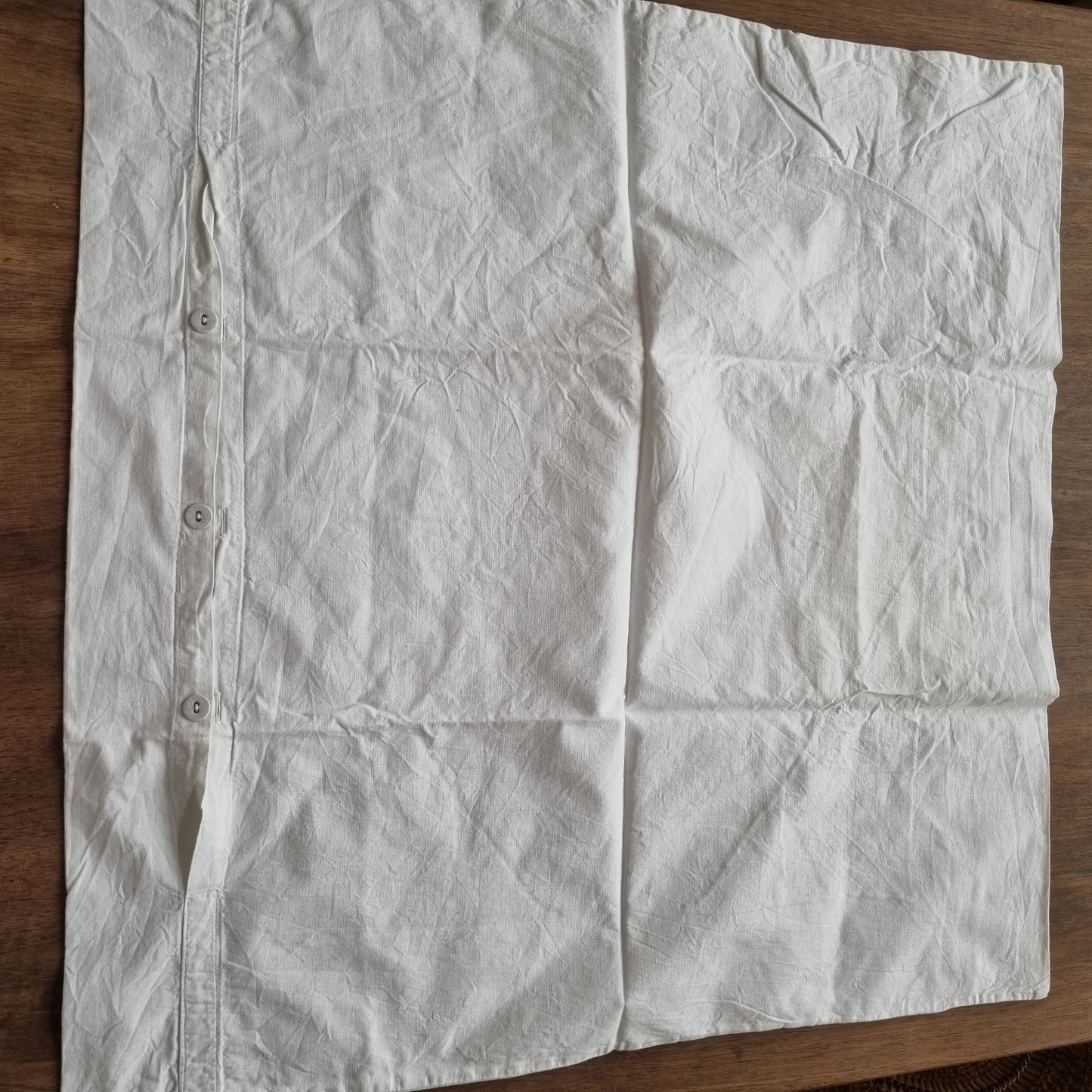 Antike,alte Kissenhülle 75x72cm weiß Initialien U.M. Vintage Kissen Bezug 🤍