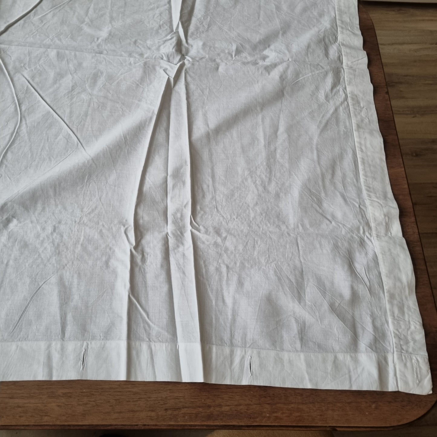 Antikes Jugendstil Bettlaken / Bettüberwurf Baumwolle 140x235cm Monogramm G.D. ♡