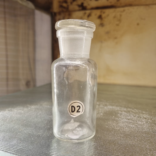 Transparente- Apotheken Flasche - klein