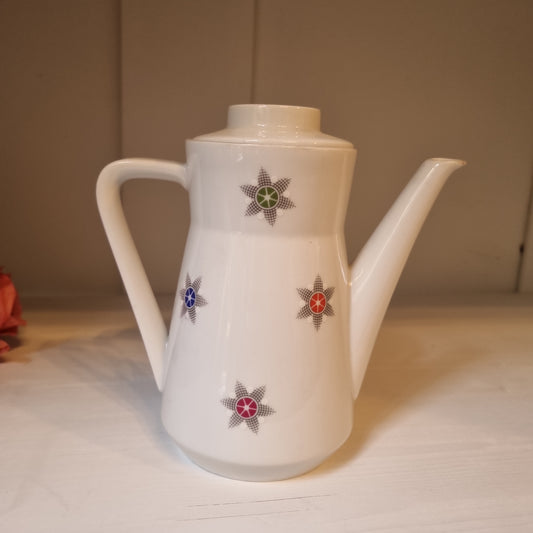 Seltmann Weiden bavaria Tee oder Kaffeekanne Vintage 50er Jahre Sternmotiv