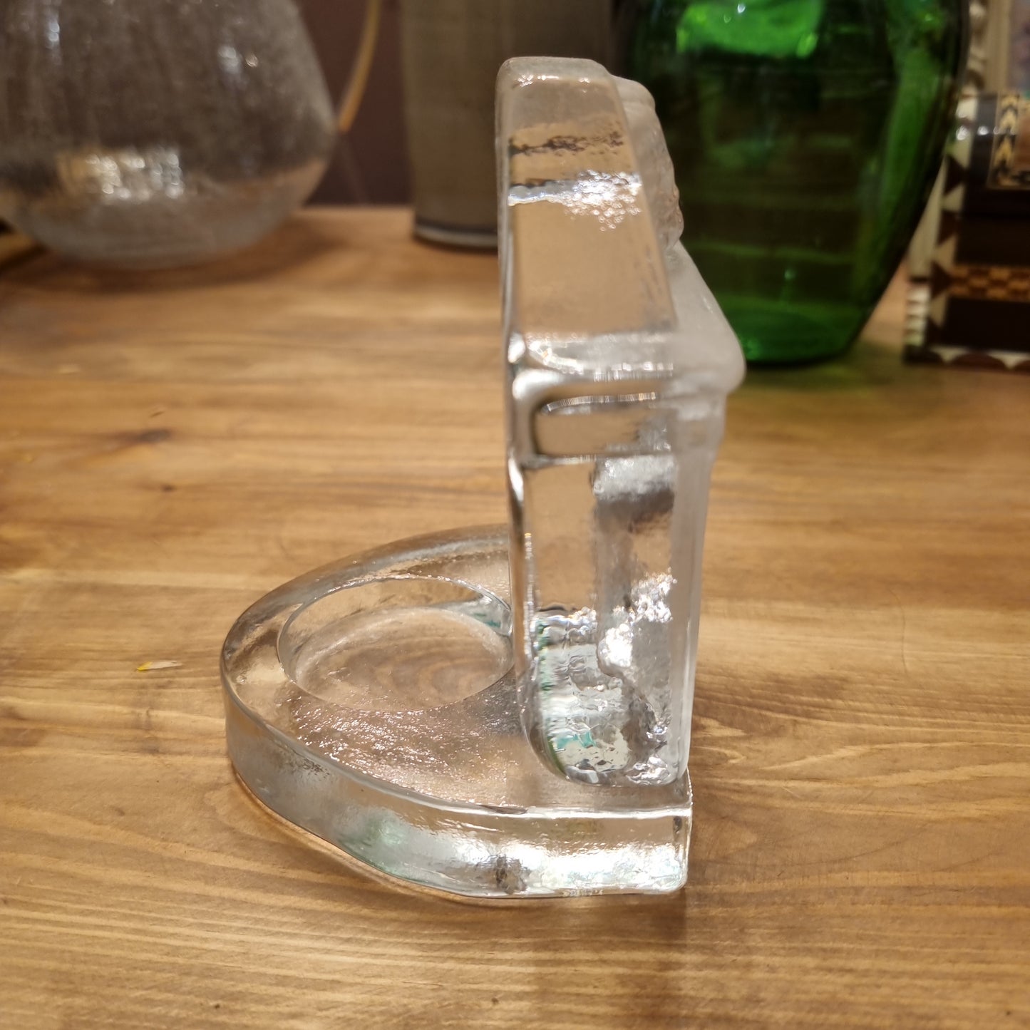 Teelichthalter Nybro Crystal Sweden Kamin Motiv Kristall