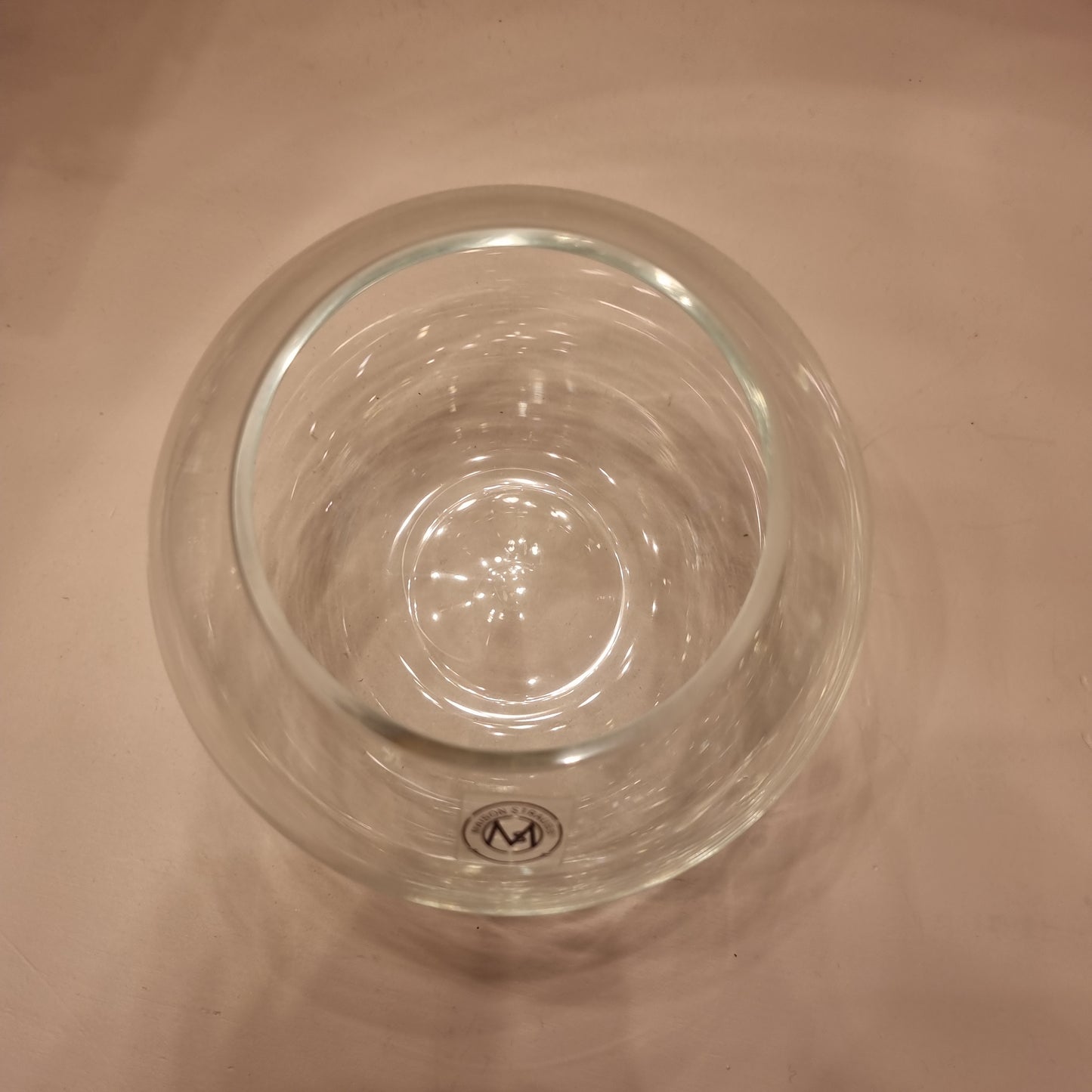 Vase Kugelvase Glas Strauss Vintage