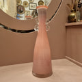 Vintage Vase Glaskunst lachsfarbend 70er Jahre Retro