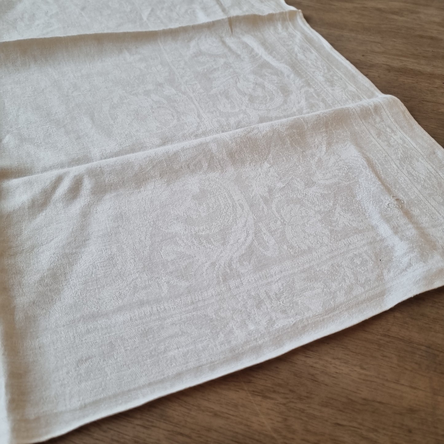 Antike Jugendstil Stoffserviette Serviette mit Initialen R.S