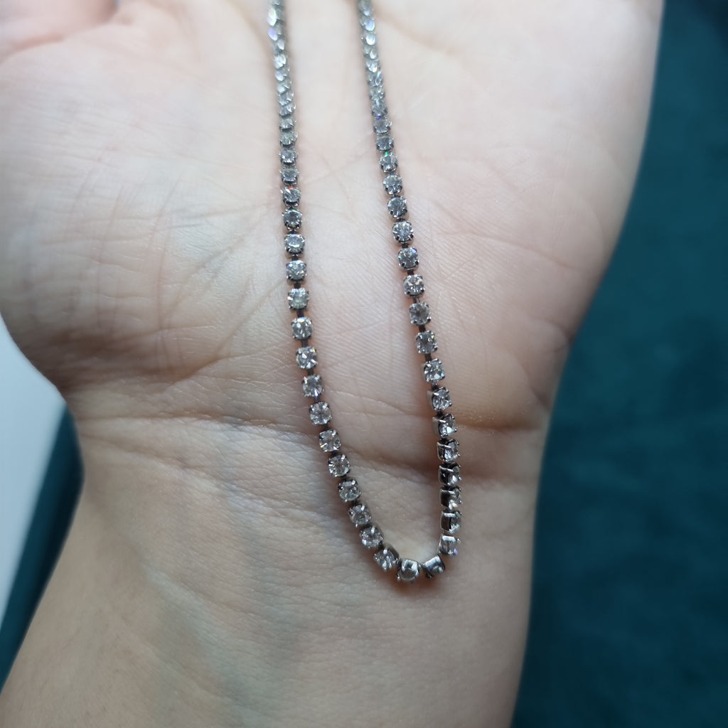 Kleine Hals Strass Kette Modeschmuck Kette