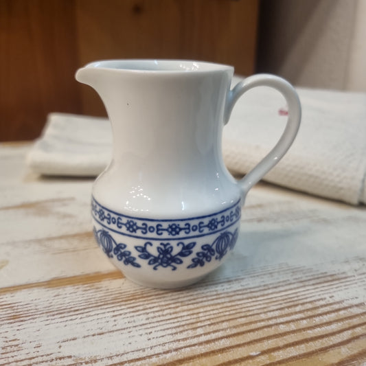 Altes Milchkännchen Sahnekännchen Indisch Blau Zwiebelmuster KahlaVintage DDR