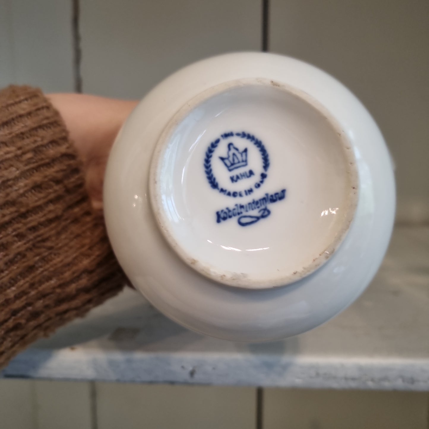 Kahla GDR Zwiebelmuster Tee Kaffeekanne Kanne Mokka Vintage blau weiß kobaltunterglasur