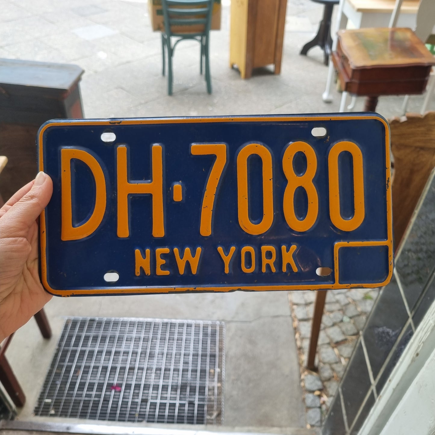 Vintage New York Kennzeichen Nummernschild Auto Wand Dekoration Pimp