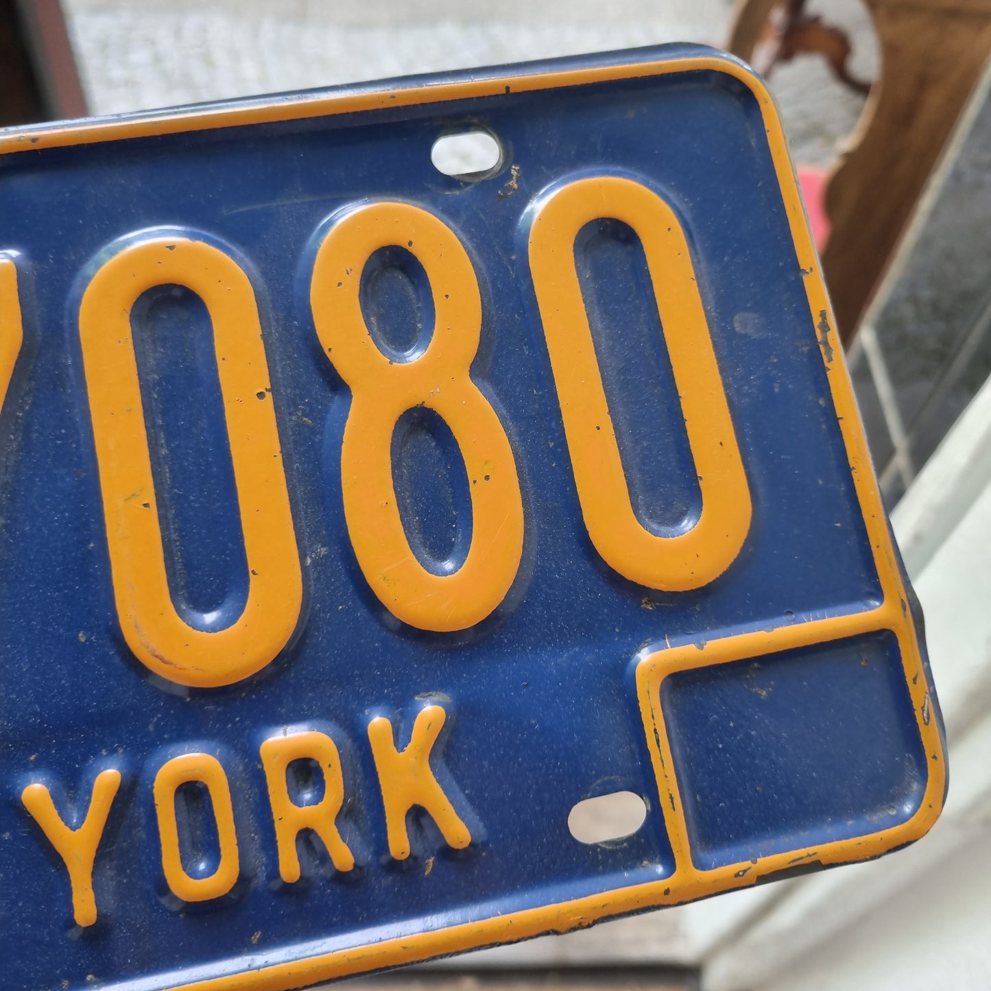 Vintage New York Kennzeichen Nummernschild Auto Wand Dekoration Pimp