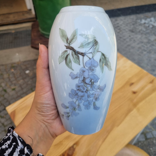 50er Jahre Porzellan Vase Royal Copenhagen B&G Blumenmotiv