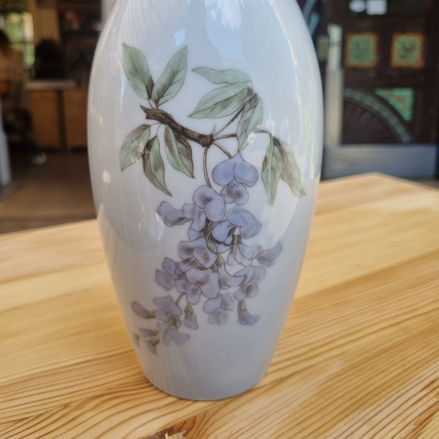 50er Jahre Porzellan Vase Royal Copenhagen B&G Blumenmotiv