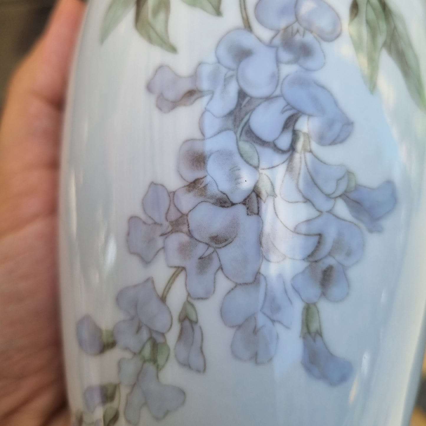 50er Jahre Porzellan Vase Royal Copenhagen B&G Blumenmotiv