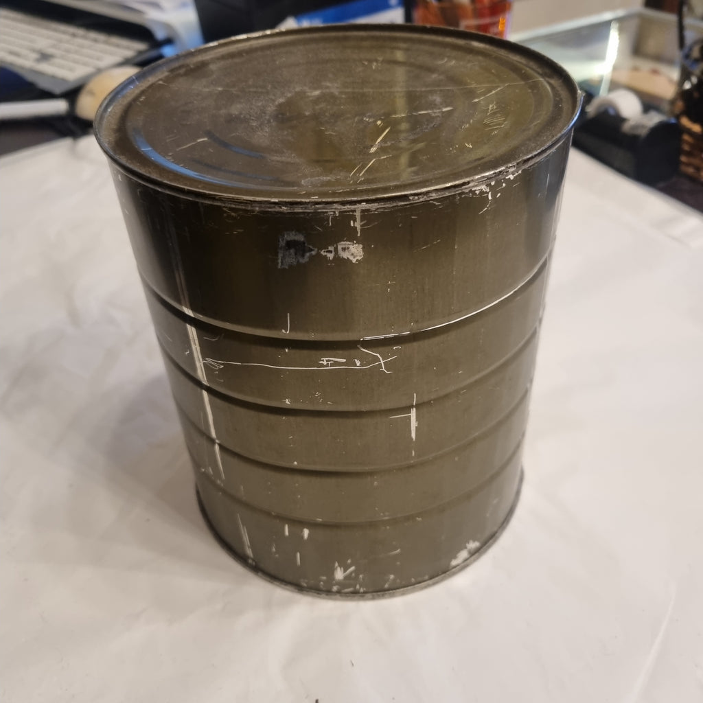 Antike Farina Dose mit INHALT! von Omar Incorporated Omaha, Nebraska Vintage Omar Flour Company Bean Pot Omaha Nebraska