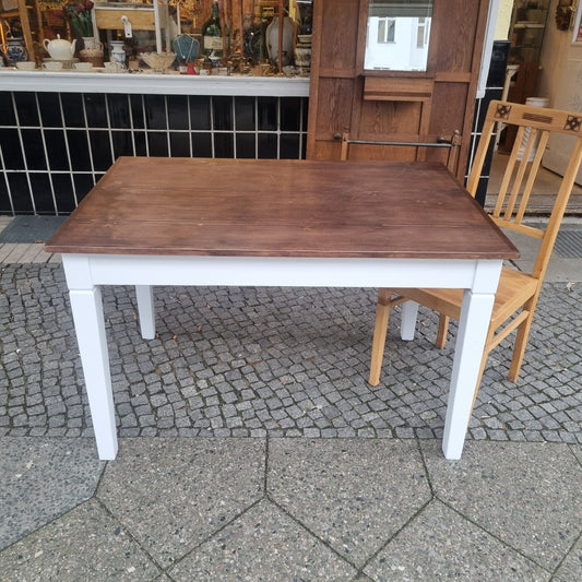 Antiker Jugendstil Tisch aufgearbeitet 79x120cm
